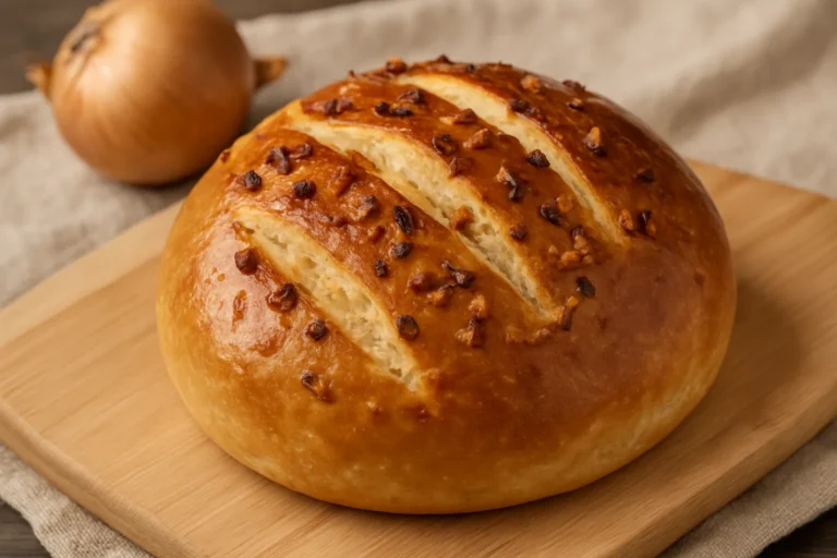 Receita de pão de cebola