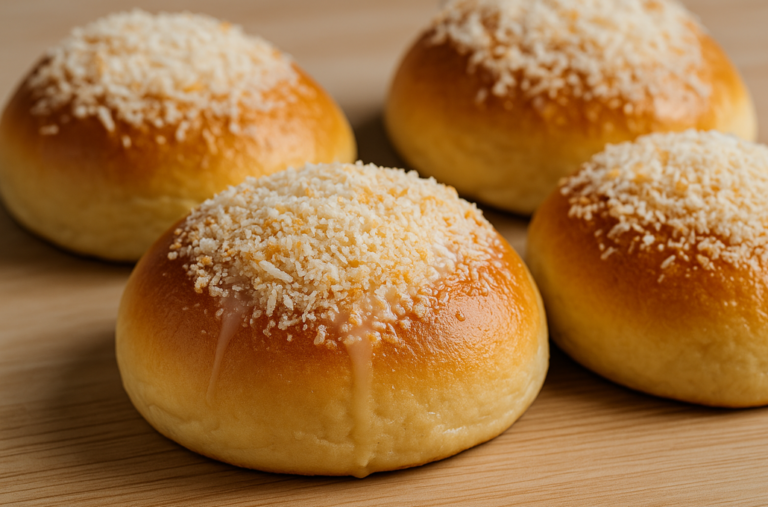 receita de pão doce de coco